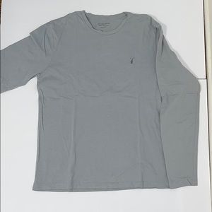 All Saints Men’s Medium Long Sleeve Crew T-Shirt